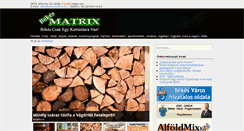 Desktop Screenshot of bekesmatrix.hu